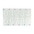 thumbnail image 1 of Invisible Digital Reflective License Plate Stickers White - Enhanced Nighttime Visibility, 1 of 6