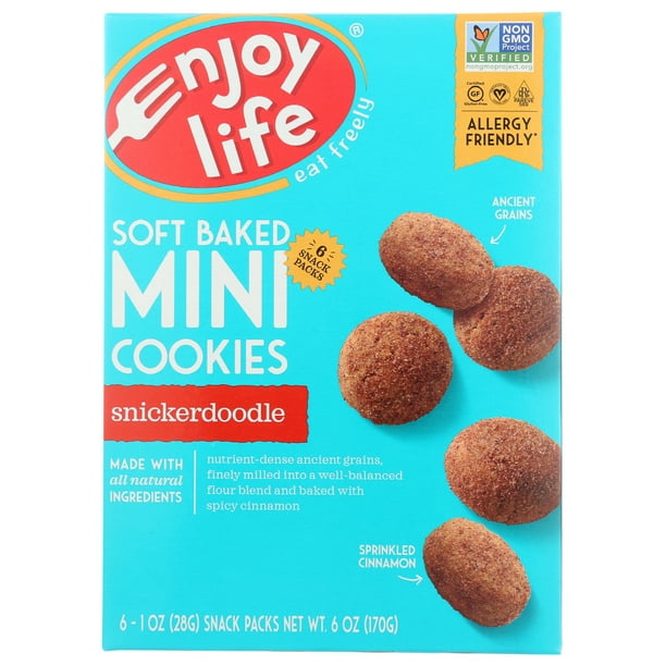 Enjoy Life Snickerdoodle Soft Baked Mini Cookies, 1 oz, 6 count