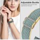 thumbnail image 4 of Correas elásticas de nailon Solo Loop compatibles con Apple Watch 45 mm 41 mm 44 mm 40 mm 42 mm 38 mm correa para iWatch Series 7 6 5 4 3 2 1 SE paquete de 3 F 38 Sunsh yuxing, 4 of 5