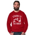 thumbnail image 3 of Strong To The Finish Popeye Bluto Men's Crewneck Sweatshirt Brisco Brands M, 3 of 6
