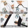 thumbnail image 6 of Cat and Bowtie White Pattern Teens Toddler Nap Mat with Pillow, Sleeping Mat Bag for Preschool Daycare 60"x20", 6 of 6