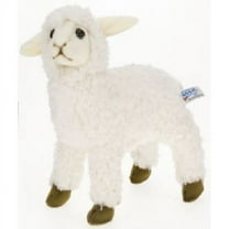 Handcrafted Cuddlers Set of 4 Handcrafted Plush White Lamb Stuffed Animals 11"