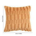 thumbnail image 3 of STPToys Decorative Throw Pillow Covers 20x20 Inch for Living Room Couch Bed Sofa,Rustic Farmhouse Home Decor,Soft Square Cushion Case - Brown, 3 of 7