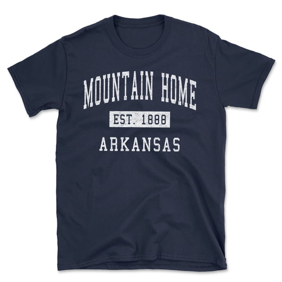 Mountain Home Arkansas Classic Established Men's Cotton T-Shirt