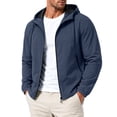 thumbnail image 5 of Winter Jacket for Men Windproof Long Sleeve Hooded Solid Color Outdoor Sport Rain Jacket Winter Warm Lightweight Mountaineering Cycling Work Coat, 5 of 7
