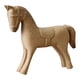 thumbnail image 3 of Caballo de madera cruda, adorno de animal en blanco listo para pintar, escultura, sin pintar Estilo A, 3 of 8
