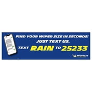 Michelin 3718 RainForce All Weather Performance Windshield Wiper Blade, 18 (Pack of 1)