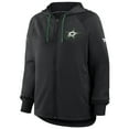 thumbnail image 5 of Women's Fanatics Black Dallas Stars Authentic Pro Rink Raglan Full-Zip Hoodie, 5 of 7