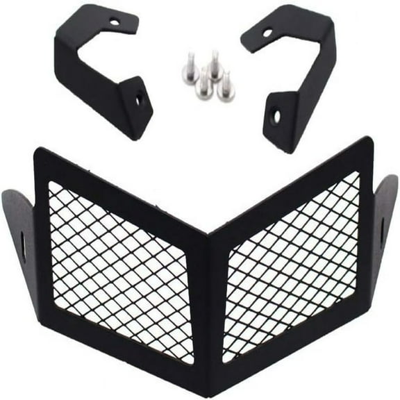 Oil Cooler Guard For Motorcycles, Designed To Offer Secure Defense With High Quality Durable Materials, Easy Install Motorcycle Radiator Guard Ensures Optimal Airflow