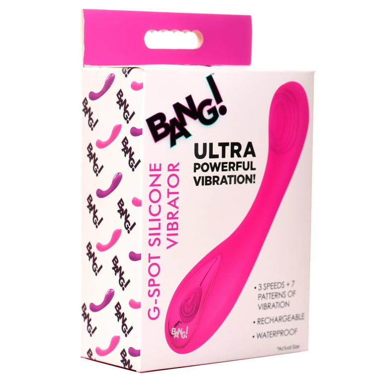 Bang! G-Spot Silicone Vibrator, Pink