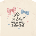 thumbnail image 4 of Inktastic Gender Reveal He or She Boys or Girls Toddler T-Shirt, 4 of 5