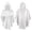 White, variant on Elegant Hooded Poncho Cloak for Stage Performance Halloween Cape Dress Up Fixed Design Makeup All Season Wear