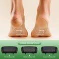 thumbnail image 2 of Wiher Electric Foot Callus Remover, LED Light & Display Electric Foot File, Waterproof Electric Foot Filer, 3 Replacement Rollers & USB-C Charging Foot Sanders for Feet Black, 2 of 7