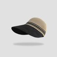 thumbnail image 4 of Sun Protective Ladies Baseball Cap for Face Coverage Wide Brim Bucket Hat Black Shield Style Day Outdoor Activities, 4 of 5