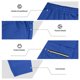 thumbnail image 4 of Ceisia Men's Quick Dry Fitness Shorts, Elastic Waist Breathable for Running & Gift Sports Activities, 4 of 8