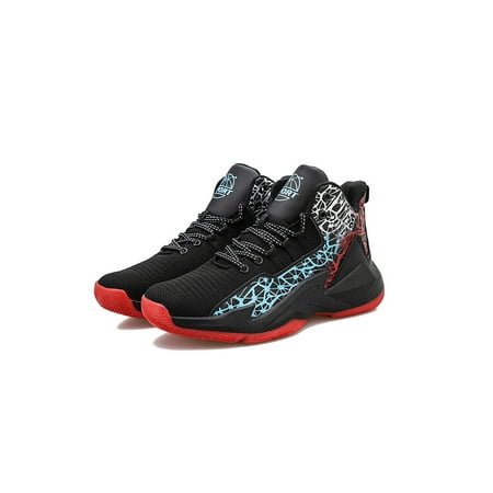 

Tenmix Boys Sports Non-Slip Athletics Comfortable Round Toe Sneakers Jogging Mid Top