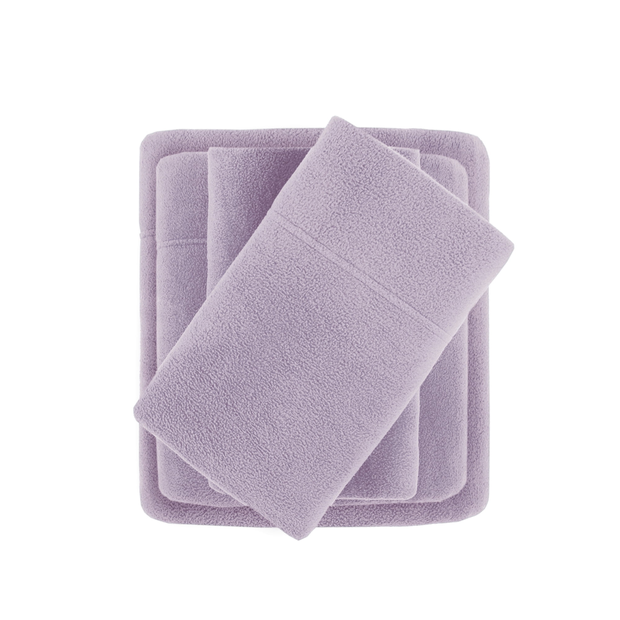 Comfort Classics Micro Fleece Sheet Set, Full, Purple