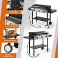 thumbnail image 7 of UBesGoo 3-Burner 2-in-1 Propane Stove, Portable Outdoor Cooker with Removable Legs & Wind Panel for Camping, Backyard, Canning, 7 of 7