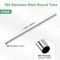 thumbnail image 3 of Uxcell 3Pack 304 Stainless Steel Tube, 10mm OD 0.2mm Wall Thick 300mm L Straight Tubing, 3 of 7