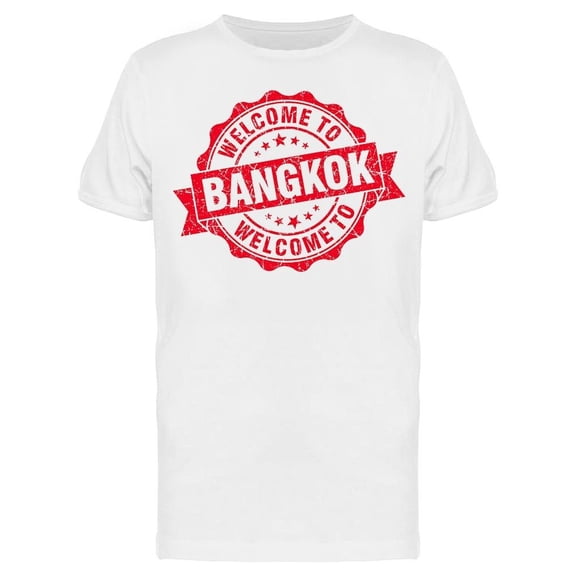 Welcome To Bangkok Red Tee Men's -Image by Shutterstock