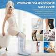thumbnail image 3 of Housse de Plâtre Imperméable à Jambe extra Grand, compatible avec la Douche, Dessous Antidérapant, 3 of 5