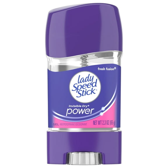 Lady Speed Stick Invisible Dry Power Antiperspirant Deodorant Gel, Fresh Fusion - 2.3 ounce