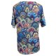 thumbnail image 4 of Puntoco moda mujer impresión cuello en V camiseta manga corta Casual camiseta tops blusa Puntoco Puntoco-4809, 4 of 5
