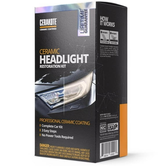 CERAKOTE Ceramic Headlight Restoration Kit