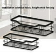 thumbnail image 3 of Shower Shelves, Wall Mounted Rustproof Adhesive Shower Organizer  for Home, 3 of 7