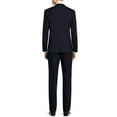 thumbnail image 3 of Mens Ticket Pocket Dk Navy Spandex Slim Fit Suit Nicoletti, 3 of 6