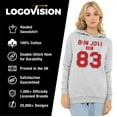 thumbnail image 4 of Bon Jovi Est 83 Women's Hoodie, 4 of 6