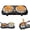 Black, variant on Hot Plate for Cooking,2000W Double Burner, Electric Stove Burner with 5 Levels Temperature Control, Countertop Double Coil Burner Cast Iron Cooktop for All Cookwares Home Camp RV