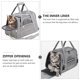 thumbnail image 5 of Bolsa de viaje para mascotas, transportadora de malla transpirable y plegable para gatos y perros., 5 of 6