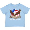 thumbnail image 3 of Inktastic Memorial Day- Never Forget Our Heroes- Bald Eagle Boys or Girls Baby T-Shirt, 3 of 5