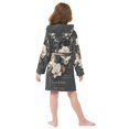 thumbnail image 6 of DIXRUYEE Bathrobes Belt Hooded World Of Whimsy Creative Pattern, 6 of 8
