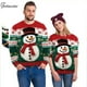 thumbnail image 2 of Sudadera de gran tamaño con estampado de muñeco de nieve para hombre, jerséis Unisex, chándal de cuello redondo, ropa de calle para pareja, ropa de otoño, Ugly Christmas, 2 of 4