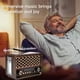 thumbnail image 3 of Radio Bluetooth Retro, Receptor Portátil de Banda FM/AM/SW con Luz LED, Tarjeta TF, Compatible con USB AUX, Altavoz Inalámbrico Clásico., 3 of 5