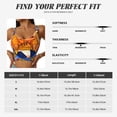 thumbnail image 6 of Lsque Sml Jeffy Printed Women'S Sports Bra, Compression, Moisture Wicking, High-Impact Sports Bra For Women,Supportive sports bra-X-Large, 6 of 9