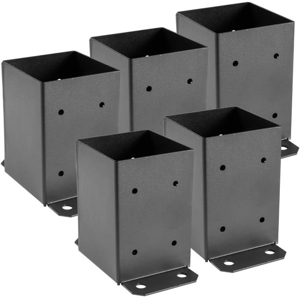 VEVOR 4 x 4 Post Base 10 PCS, Deck Post Base 3.6 x 3.6 inch, Post Bracket 2.5 lbs Fence Post