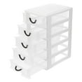 thumbnail image 2 of KAKOWELY drawer organizers Desktop Storage Organizer 5 Drawer Stackable Storage Bins Mini Container Case For Desk Makeup Jewelry Kitchen Bedroom Bathroom Office Gadgets, 2 of 4
