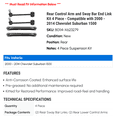 thumbnail image 2 of Rear Control Arm and Sway Bar End Link Kit 4 Piece - Compatible with 2000 - 2014 Chevy Suburban 1500 2001 2002 2003 2004 2005 2006 2007 2008 2009 2010 2011 2012 2013, 2 of 2
