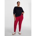 thumbnail image 2 of Terra & Sky Women's Plus High Waist Full Length Leggings, Sizes 0X-5X, 2 of 5