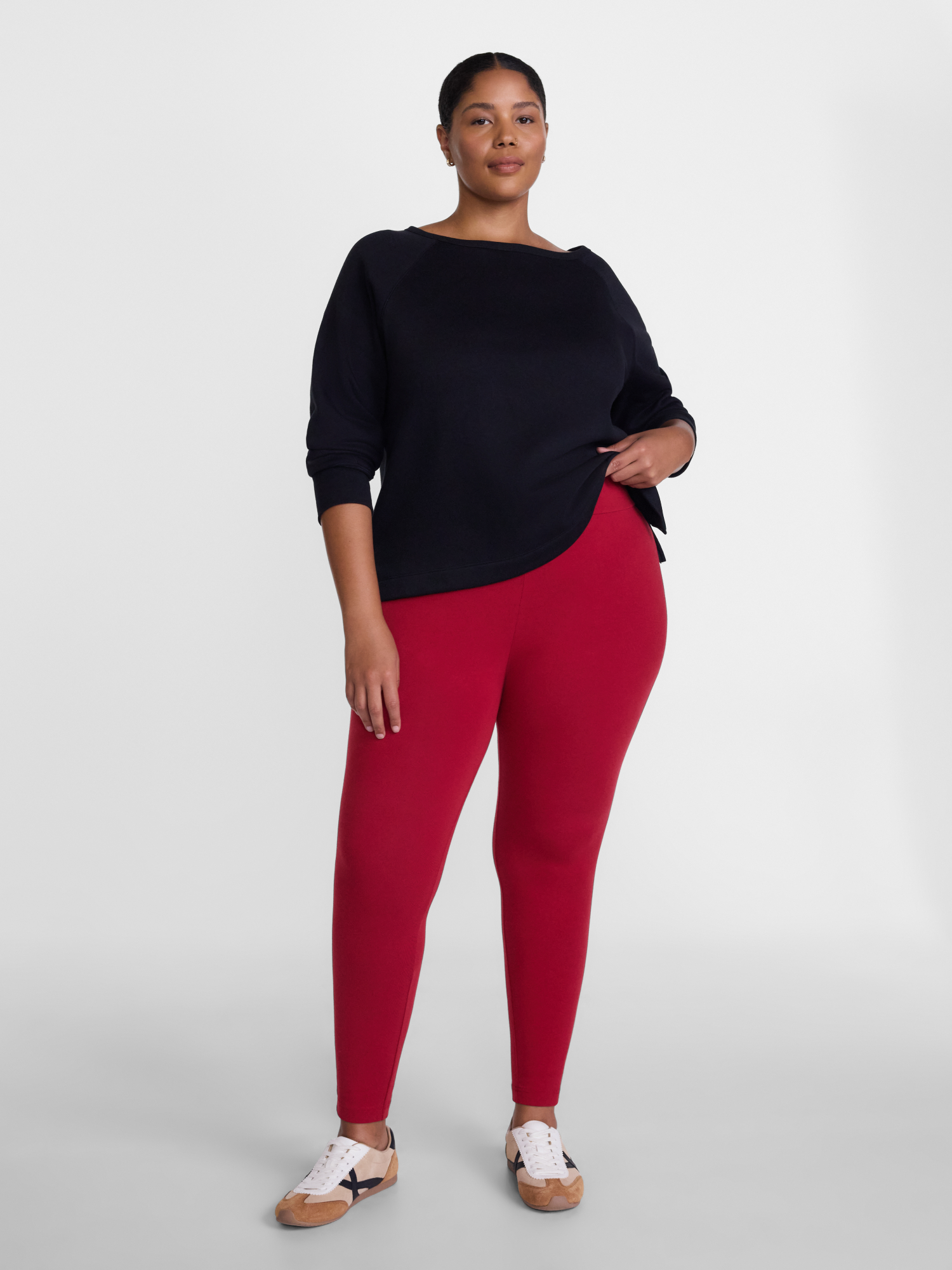 Terra & Sky Women's Plus High Waist Full Length Leggings photo 2