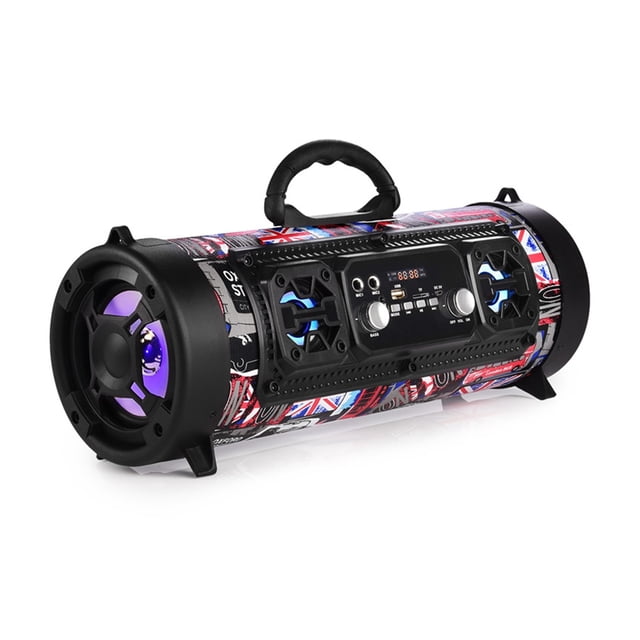 16W Portable Column Bluetooth Speaker Move KTV 3D Sound System Sound Bar Subwoofer Music Wireless Speaker Radio USB ,High Sound