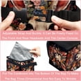 thumbnail image 4 of Floral Animal Car Garbage Can Trash Can for Car, Foldable, with Lid, Leak-Proof, Hanging Storage Bag, 4 of 6