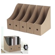Desktop File Holder Document Storage Box Cardboard Magazines Holders Paper File Folder Magazine Divider