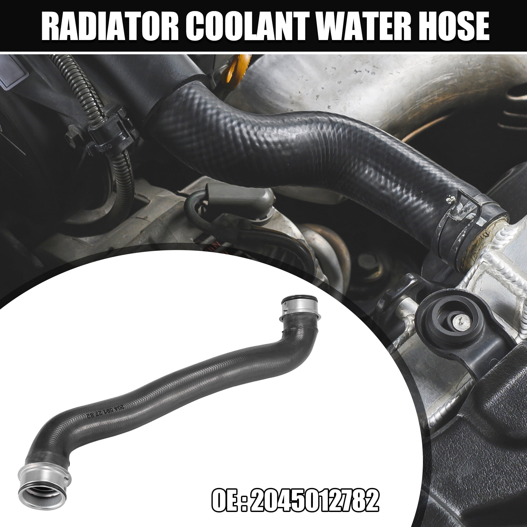 Upper Radiator Coolant Hose Water Pump Cooling Pipe 2045012782 for Mercedes-Benz GLK350 E350 C300 C350