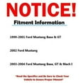 thumbnail image 2 of Detroit Axle - Rear Shock Absorbers w/Sway Bars Replacement for 1994-2004 Ford Mustang, 2 of 9