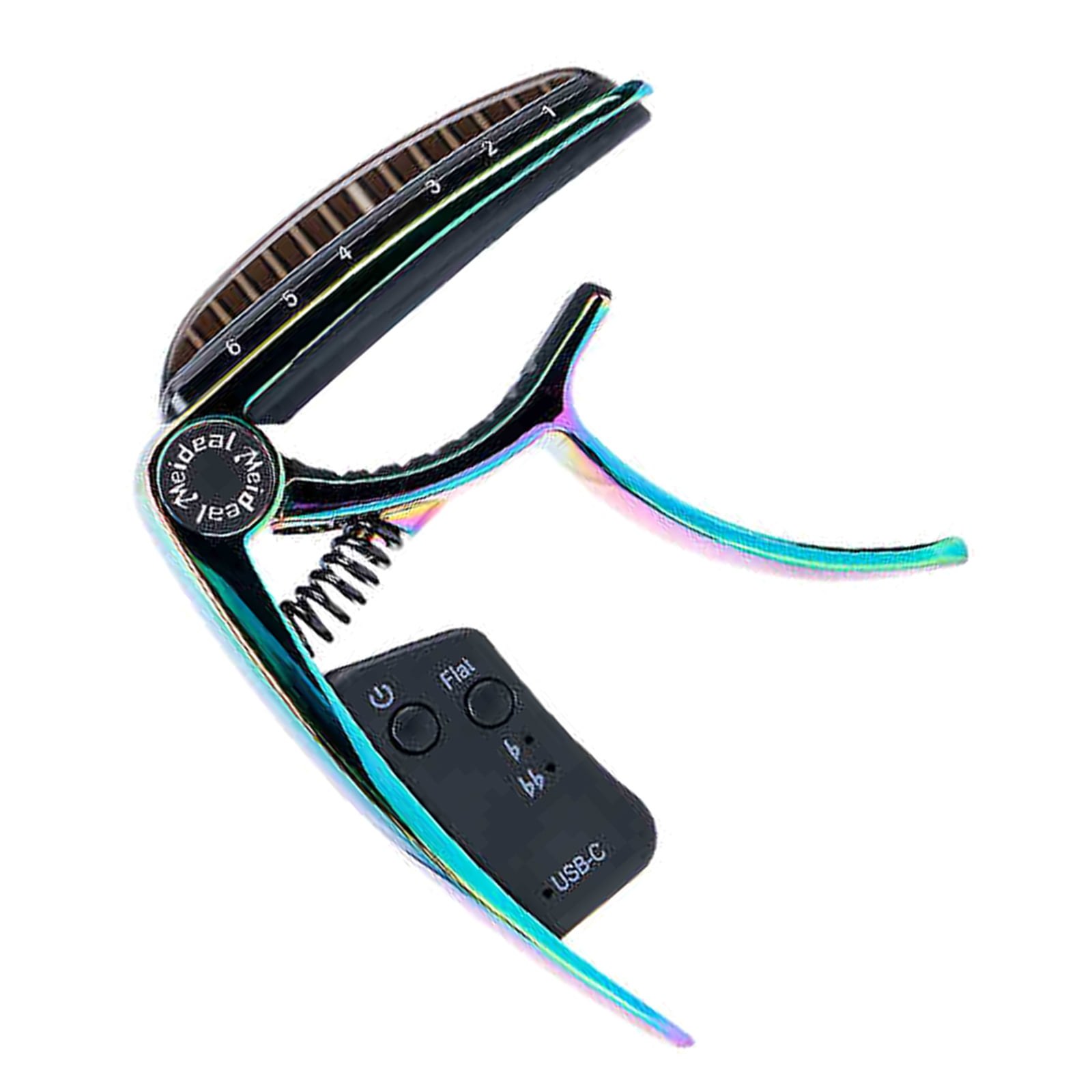 Metal Ukulele Capo Single Handed Operations Professional Capo Alloy Texture Suitable for All Guitar Enthusiasts Present
