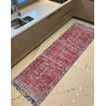 thumbnail image 3 of Red Rugs, Muted Rug, Faded Rug, Antique Style Rugs, Turkish Rug, Bedroom Rug, Office Decor Rug, Luxury Rug, Gift For Her, Step Rug, 2'x3' - 60x90 cm, 3 of 8